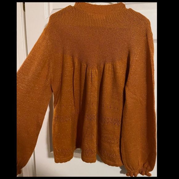 Lauren Conrad Sparkle Mock Neck Sweater Sz XXL - Picture 5 of 12